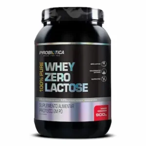 Dermocosmético 100% Pure Whey Zero Lactose 900G Morango