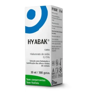 Solução Oftálmica Colírio Hyabak 0,15% de 10ml