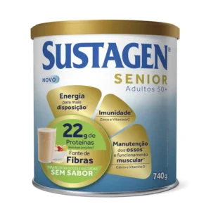 Dermocosmético Complemento Alimentar Sustagen Senior Adultos 50+ sem Sabor 740g