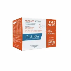 Dermocosmético Ducray Kit Anacaps Activ+ 90 Cps
