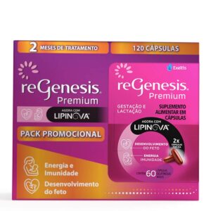 Regenesis 60 Cápsulas Moles - Embalagem Promocional - Produto Farmacêutico